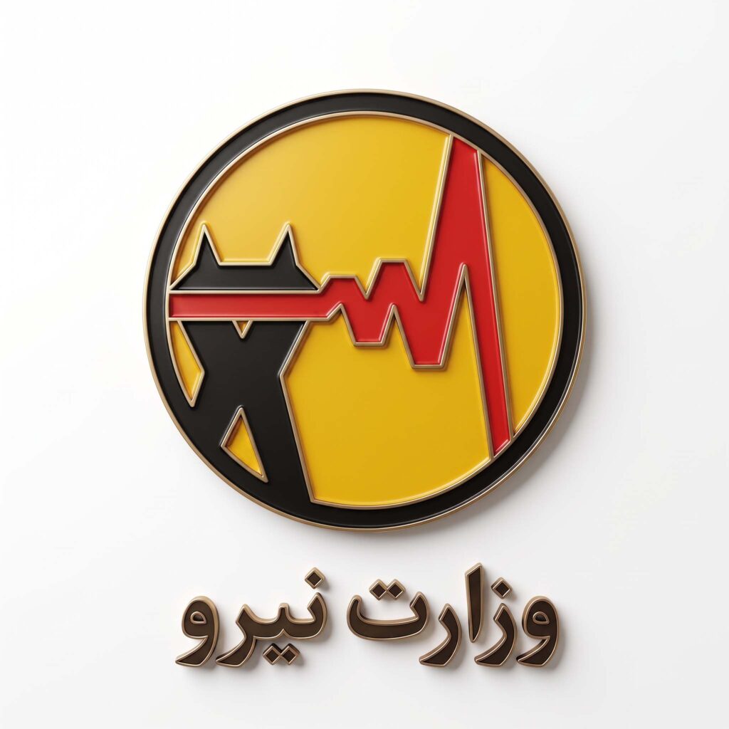 لوگوی رسمی وزارت نیرو برای آزمون استخدامی اداره برق